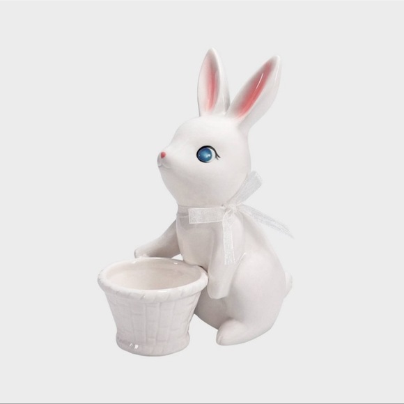 Spritz Other - HTF Ceramic Easter Bunny Decorative Figurine with Basket